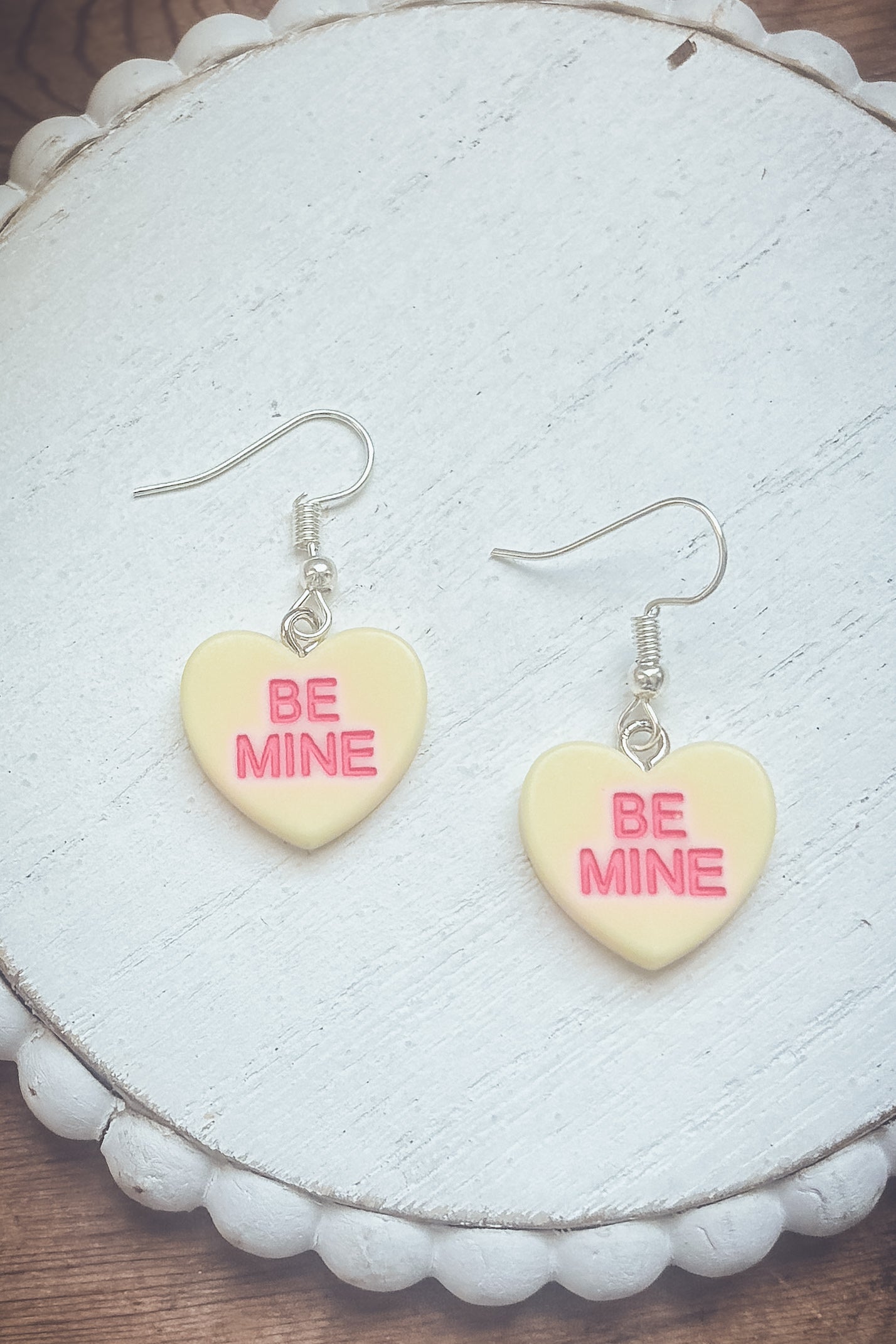 Wunderschöne Candy Heart Valentinstags-Ohrringe