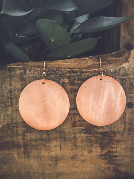 Wunderschöne Ohrringe aus Holz