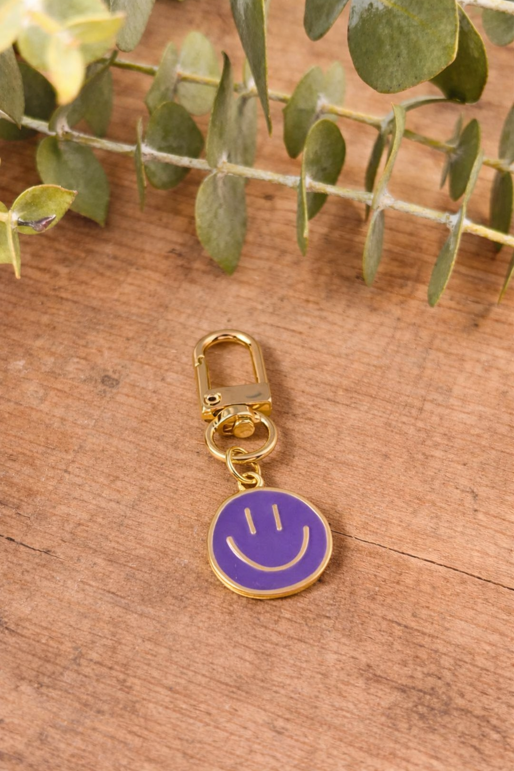 Entzückende bunte Smiley-Schlüsselanhänger