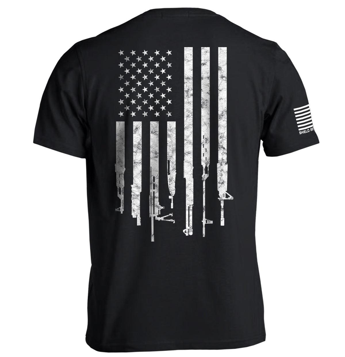 Schusswaffen-Flagge