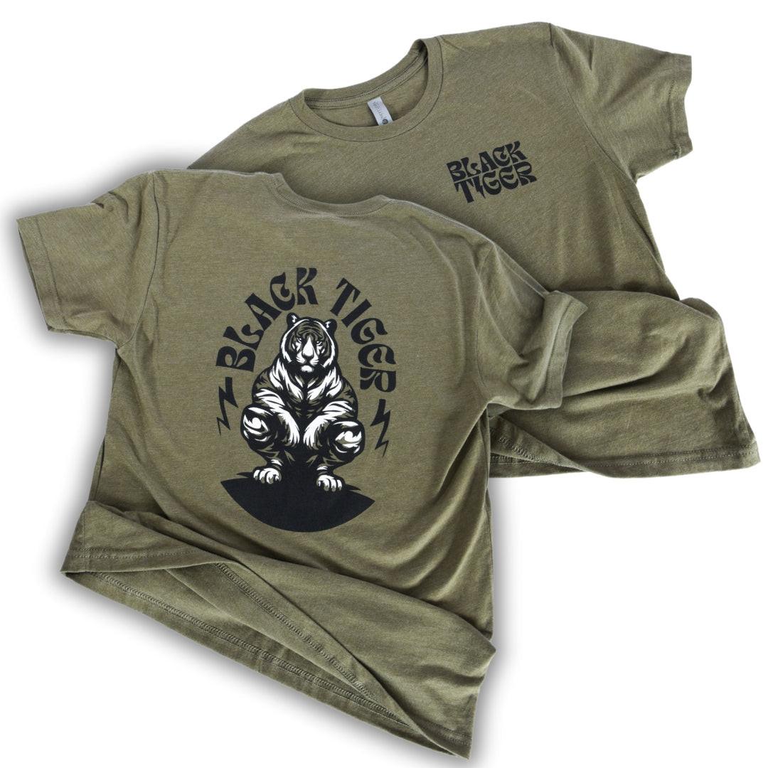 Black Tiger Logo Tee Shirt
