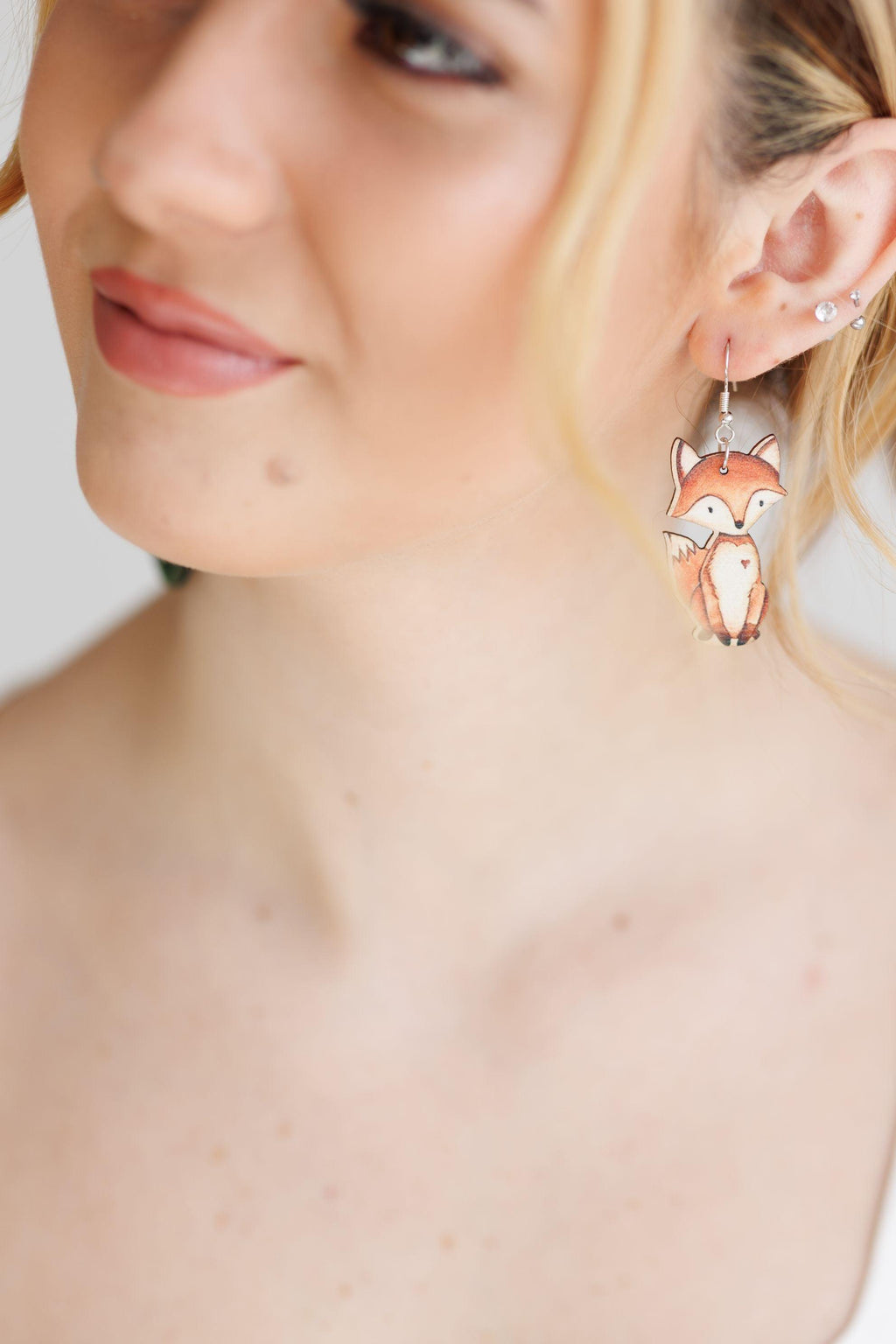 Adorable Woodland Fox Earrings