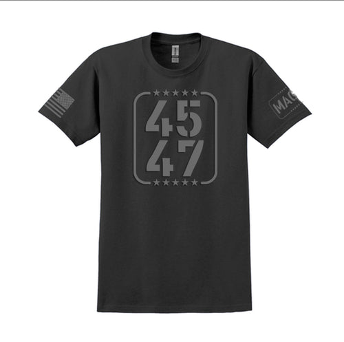 45/47 Schwarzes T-Shirt