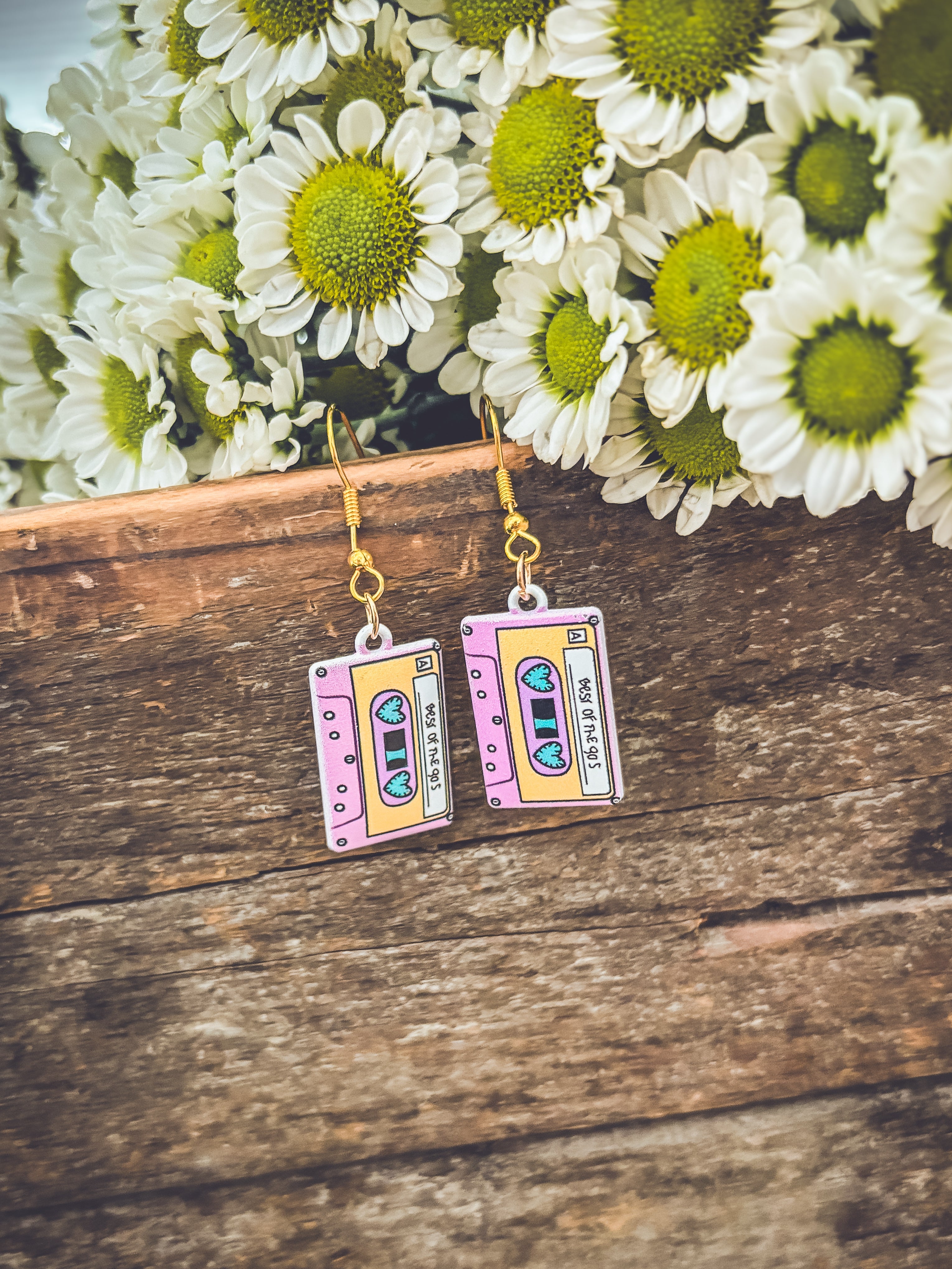 Adorable Retro Tape Deck Earrings