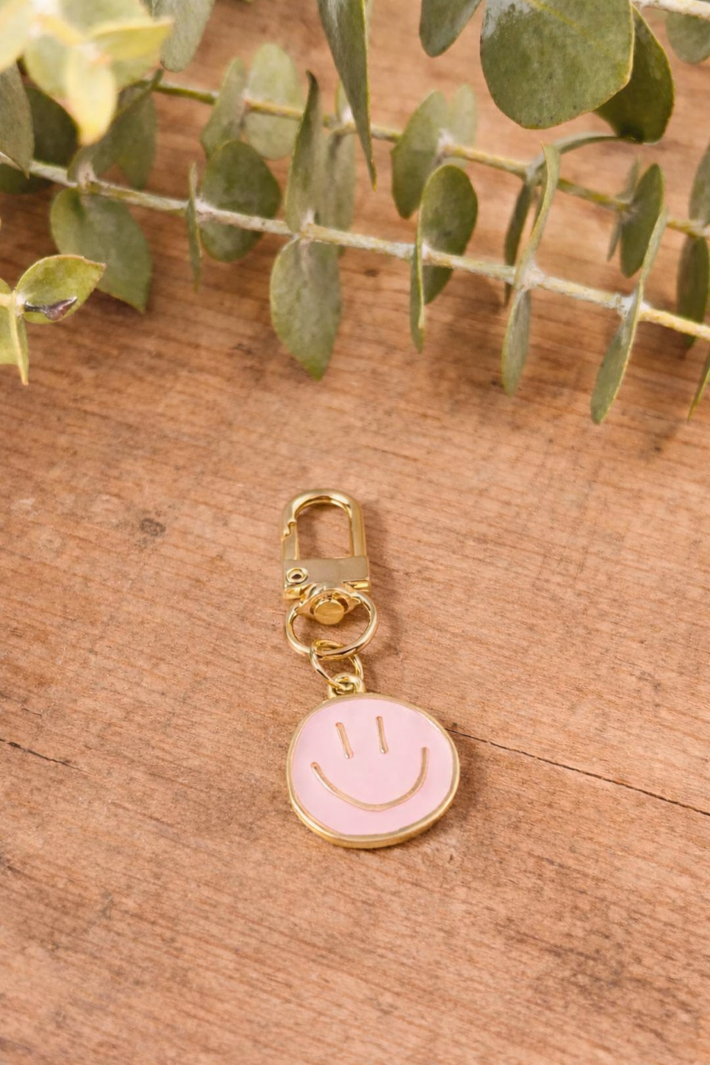 Entzückende bunte Smiley-Schlüsselanhänger