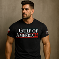 Golf von Amerika Schwarzes T-Shirt