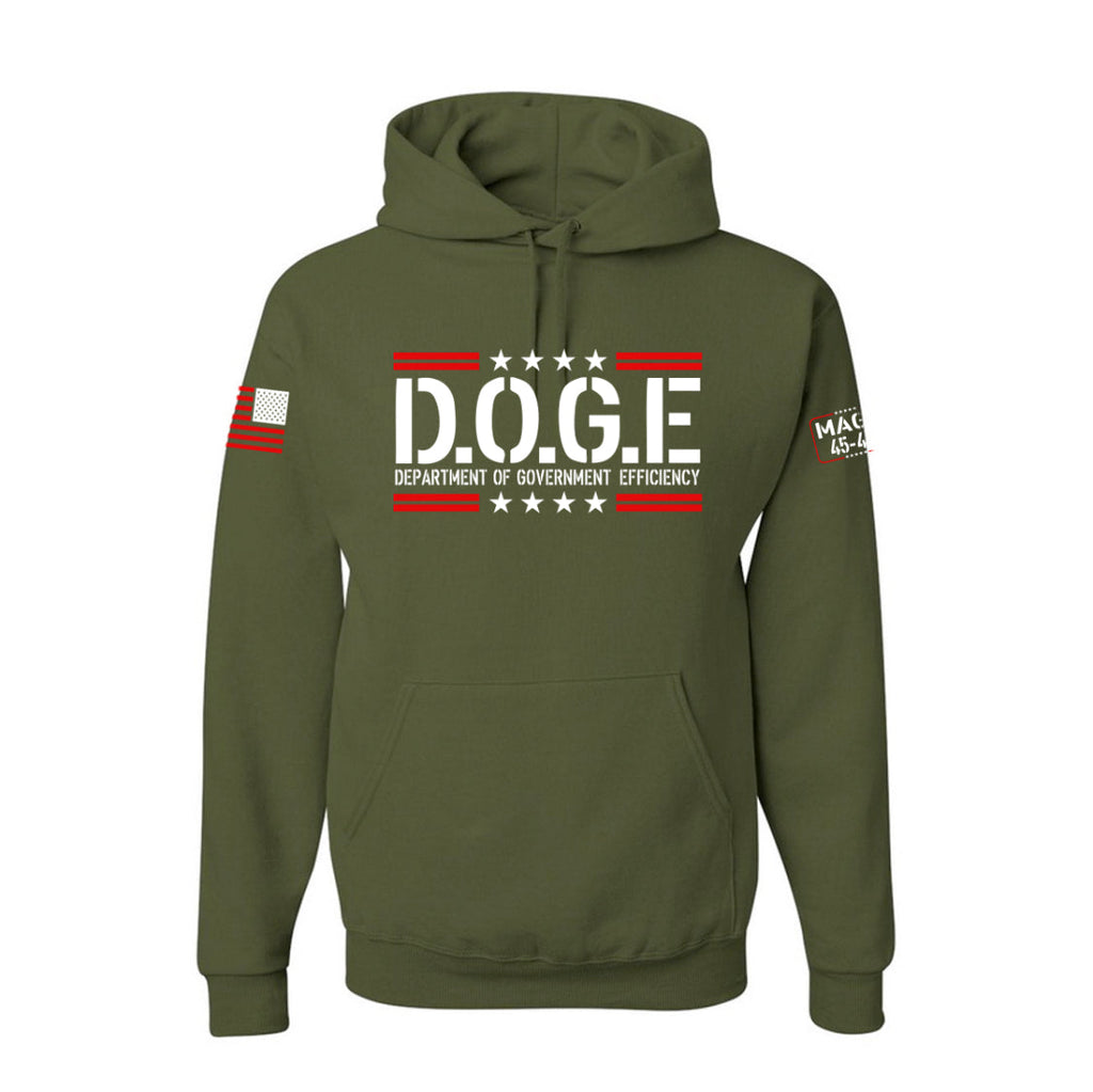 D.O.G.E Army Green Kapuzenpullover