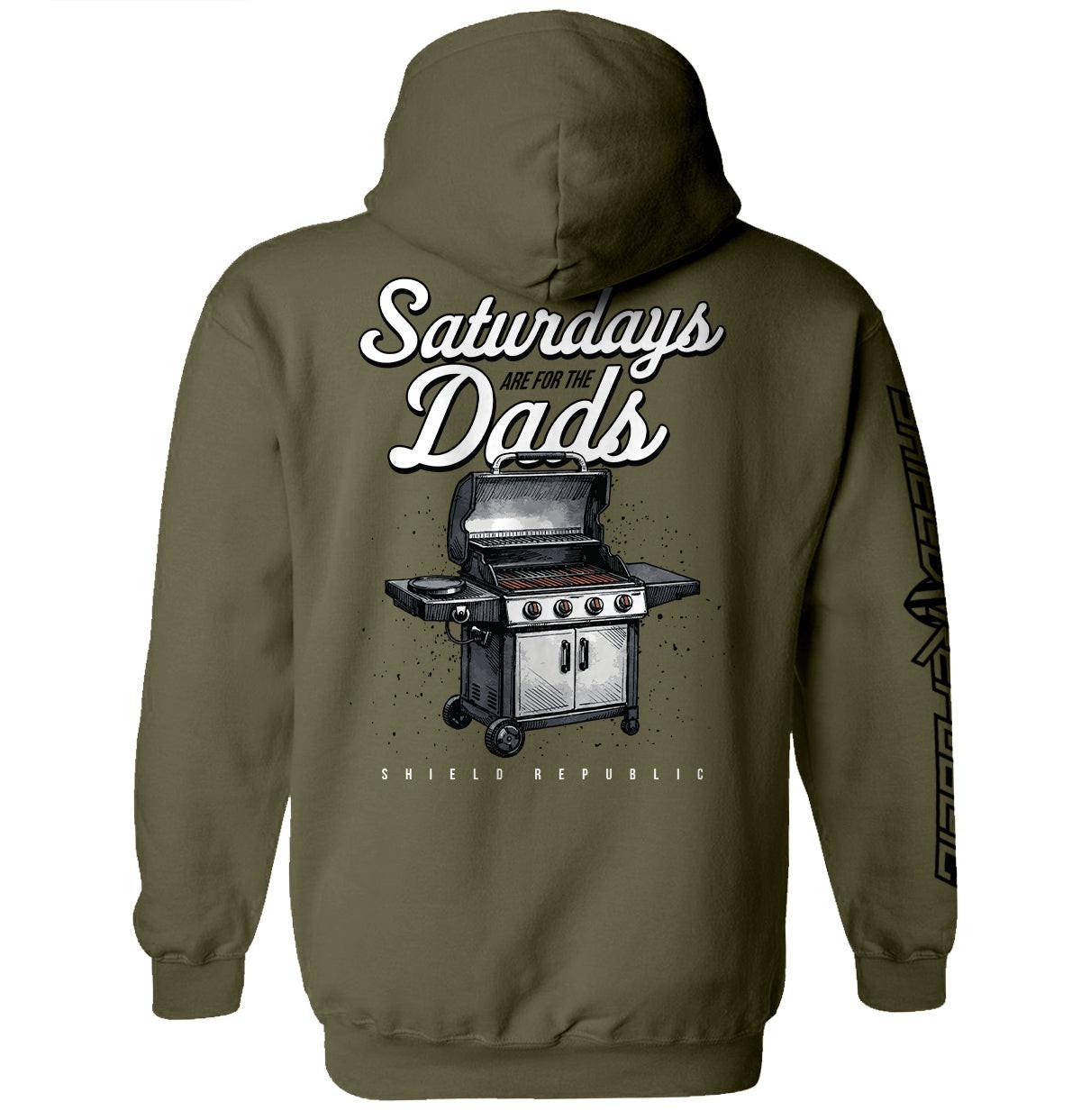Samstage sind für die Papis am Grill