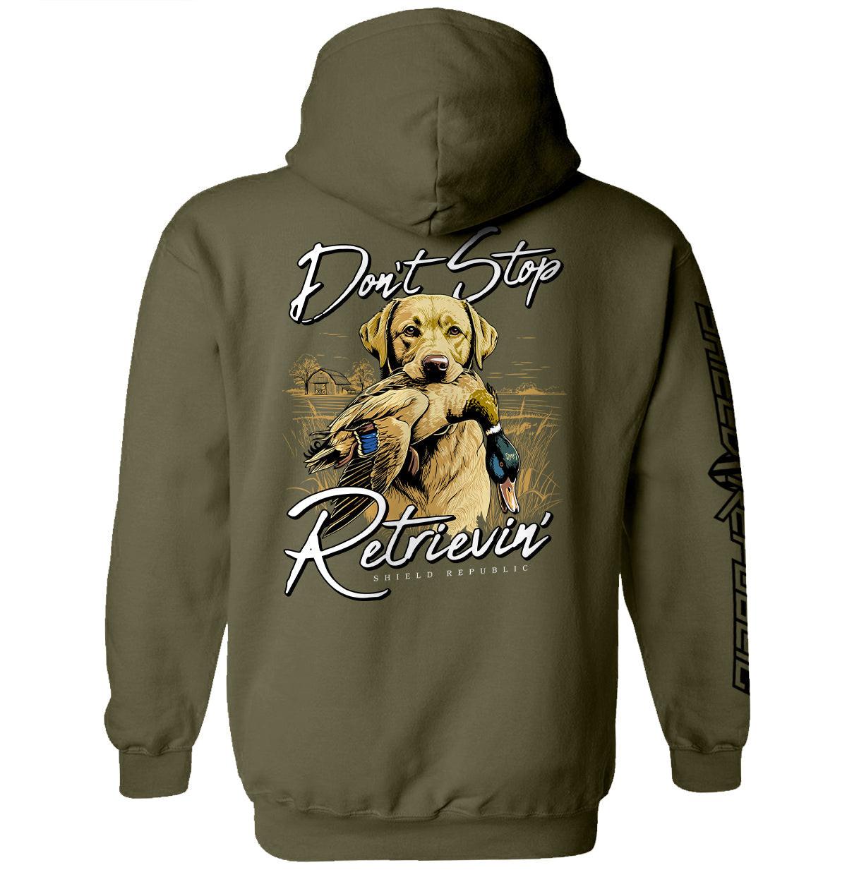 Don't Stop Retrievin Gelber Labrador