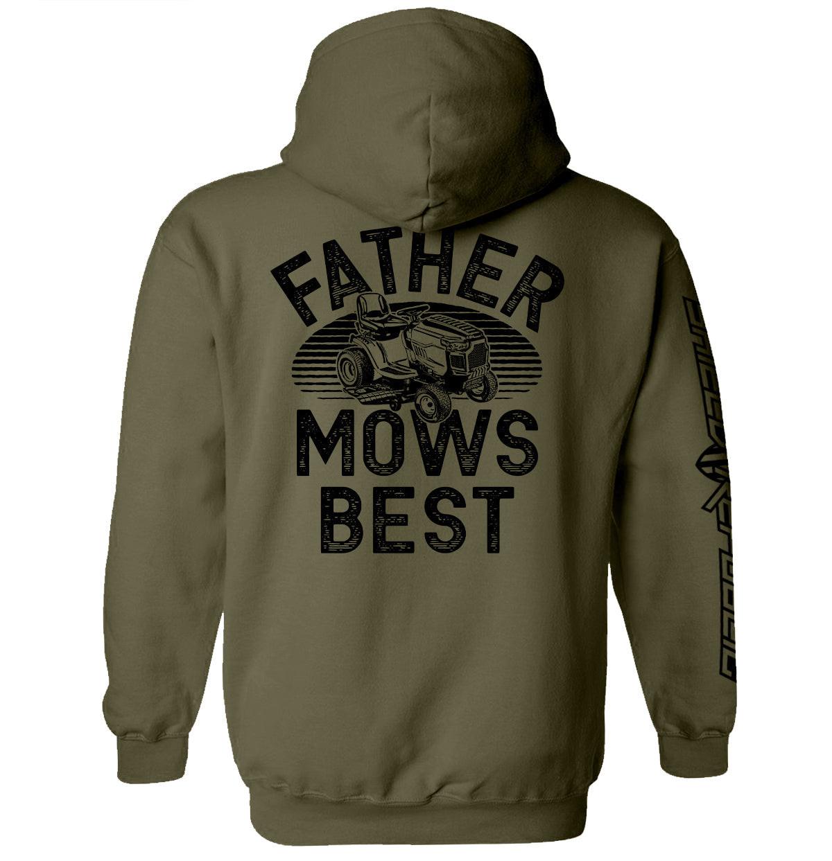 Vater mäht am besten