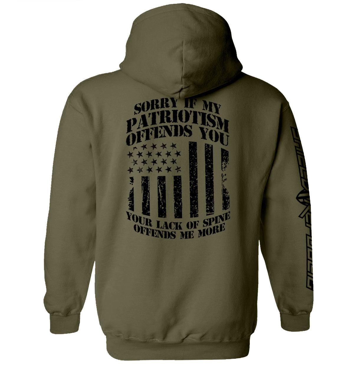 Entschuldigung, wenn mein Patriotismus beleidigt