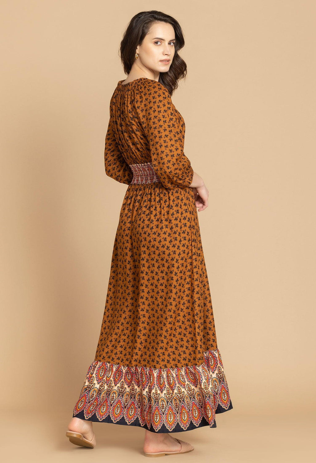 Bohera Millie V-Neck Accent Dress
