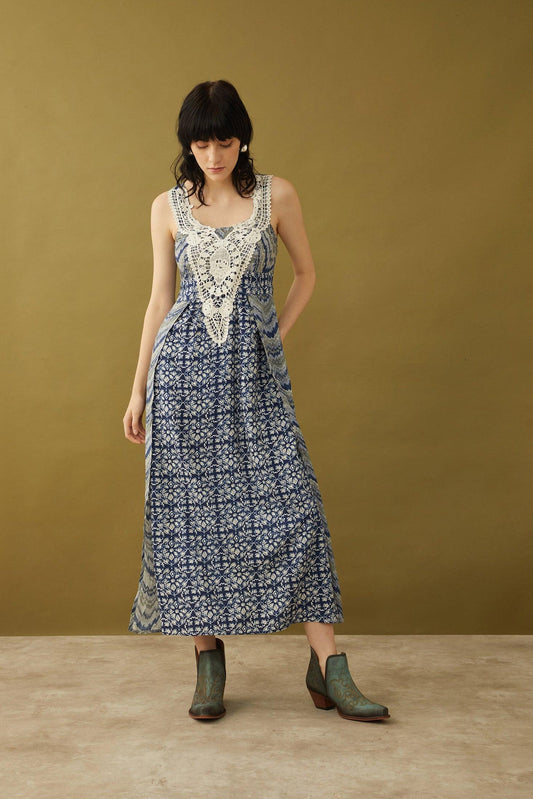 Bohera Mabel Spitzenakzentkleid