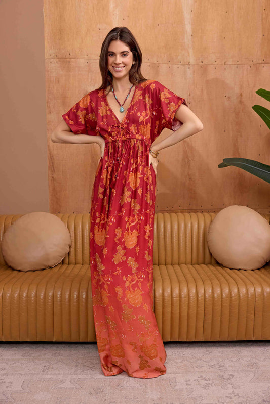 Bohera Krystal Dee Maxikleid mit Print