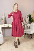 Ninika Drop Waist Dress -(SMALL)