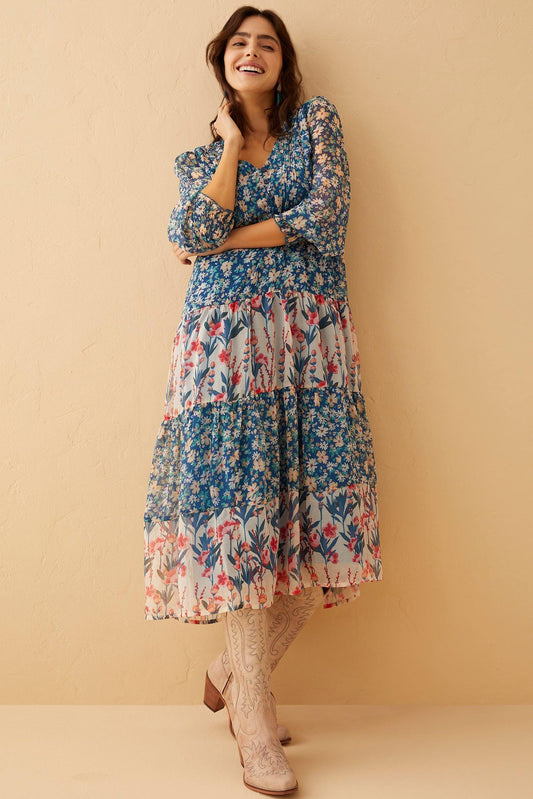 Cora Kaye Kleid mit tiefer Taille