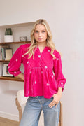 Kristi Nell Peplum Top