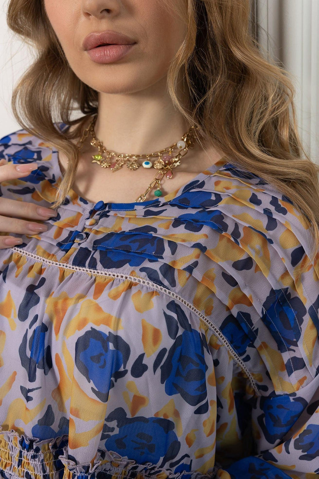 Dagmar Layered Blouse Top