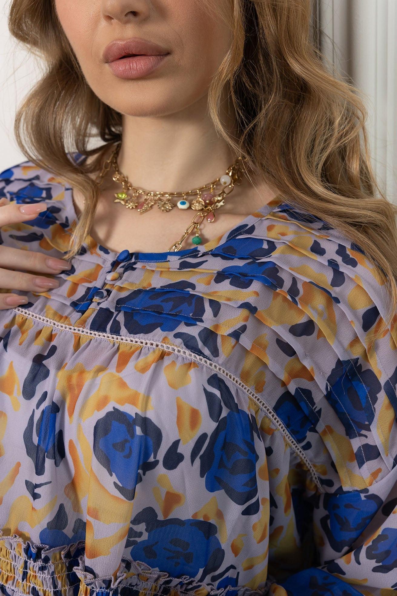 Dagmar Layered Blouse Top