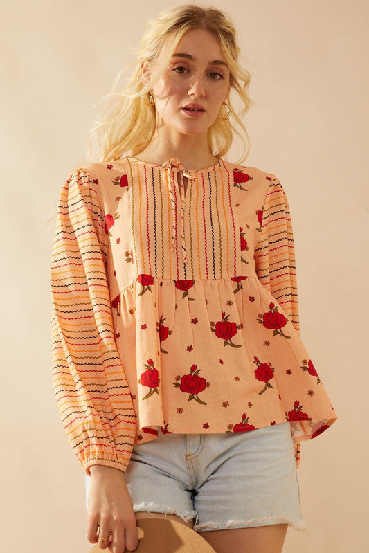 Copriandra Peplum-Oberteil