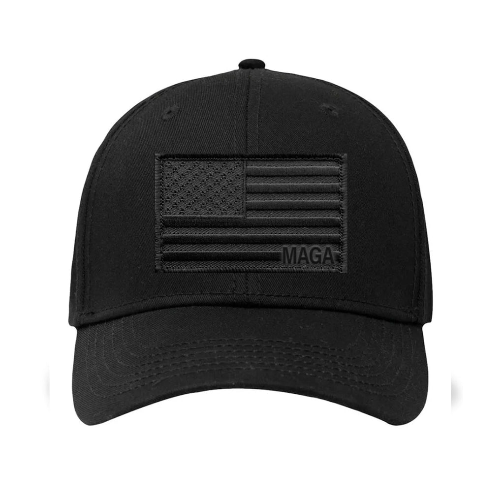 TRUCKER - Amerikanische Flagge Blackout Cap