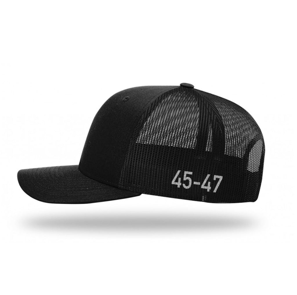 TRUCKER – 45-47 Schwarze Mütze
