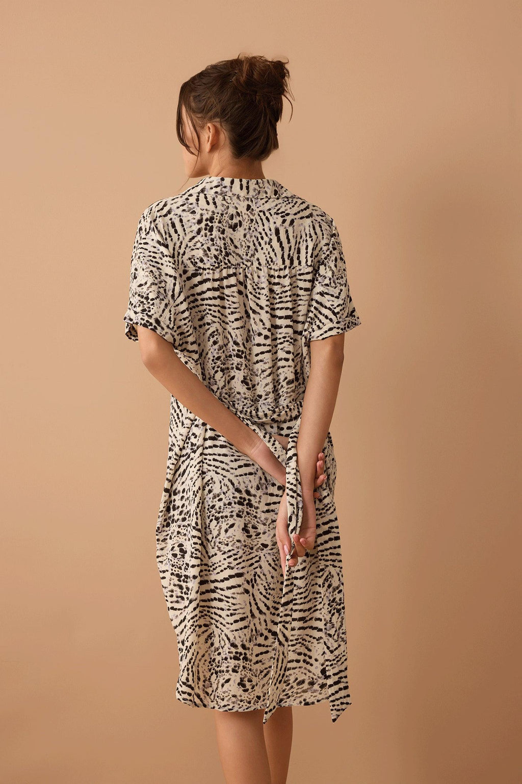 Lauren Shirt Dress in Off White