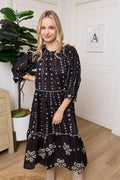 Gypsy Heart Dress in Midnight Ink
