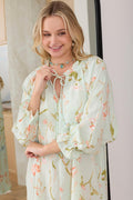 Wildflower Whisper Mini Dress in Mint
