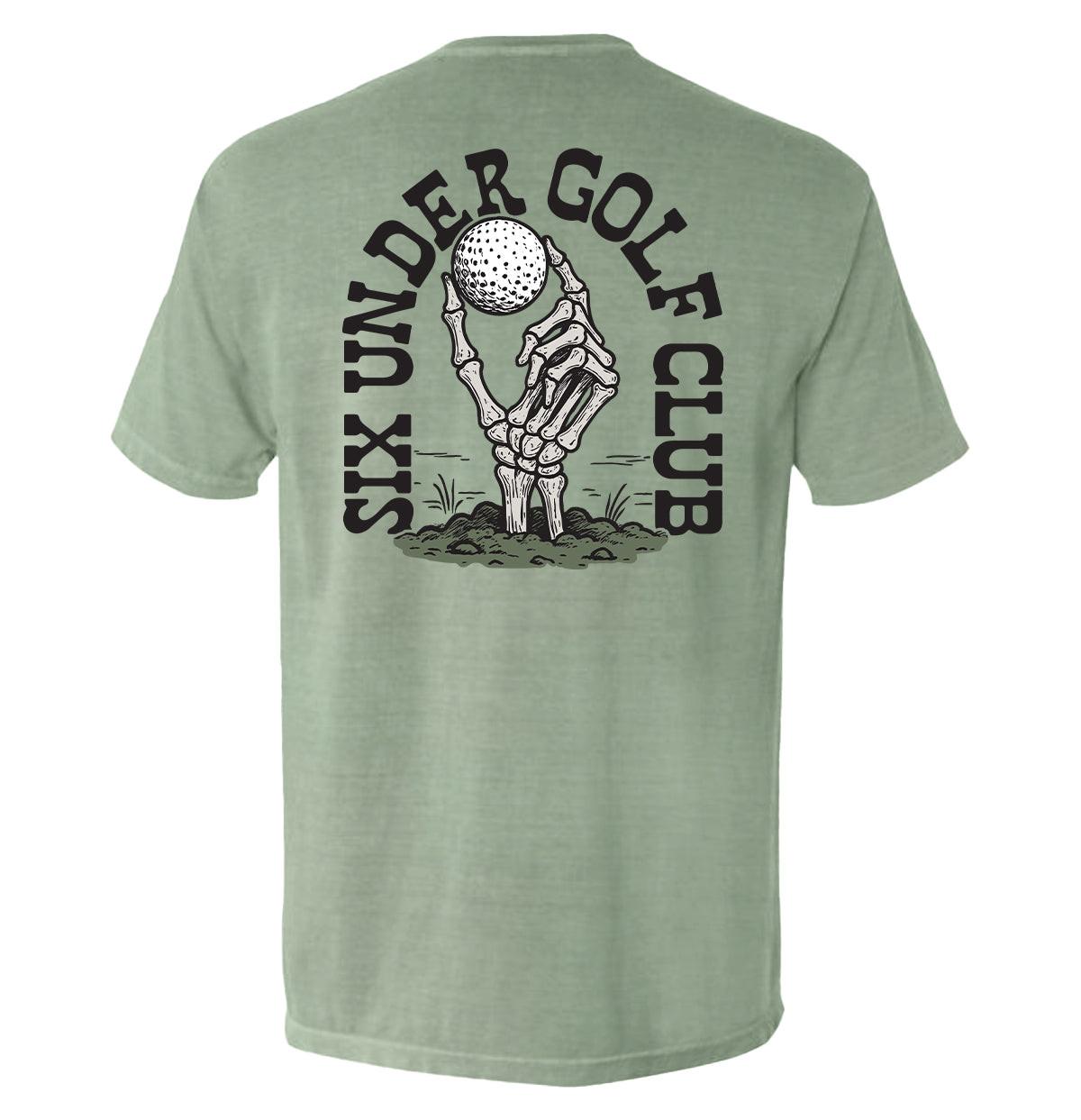Golfschläger Six Under (Rückenaufdruck)