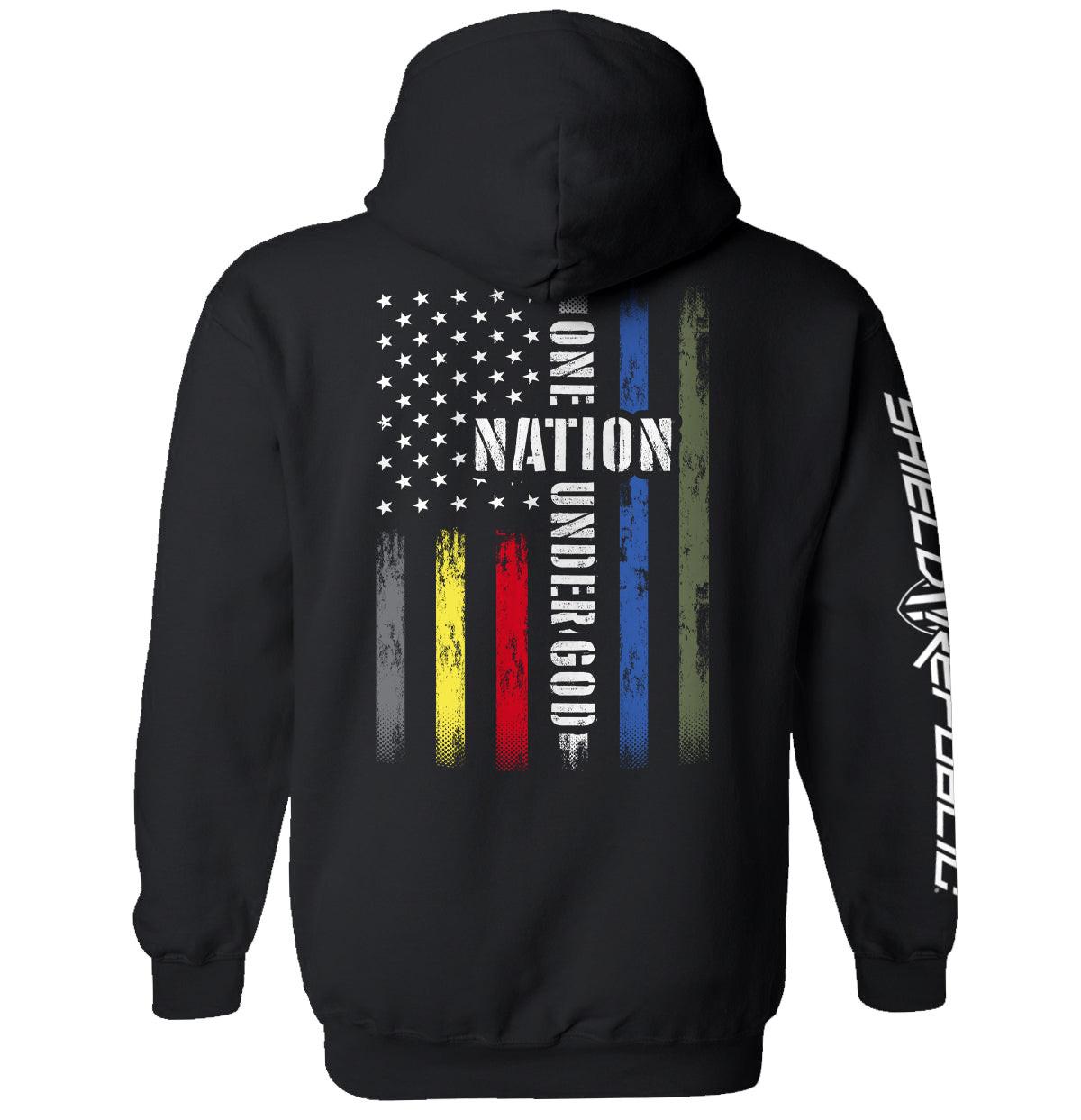 "One Nation Under God" Erste-Hilfe-Flagge