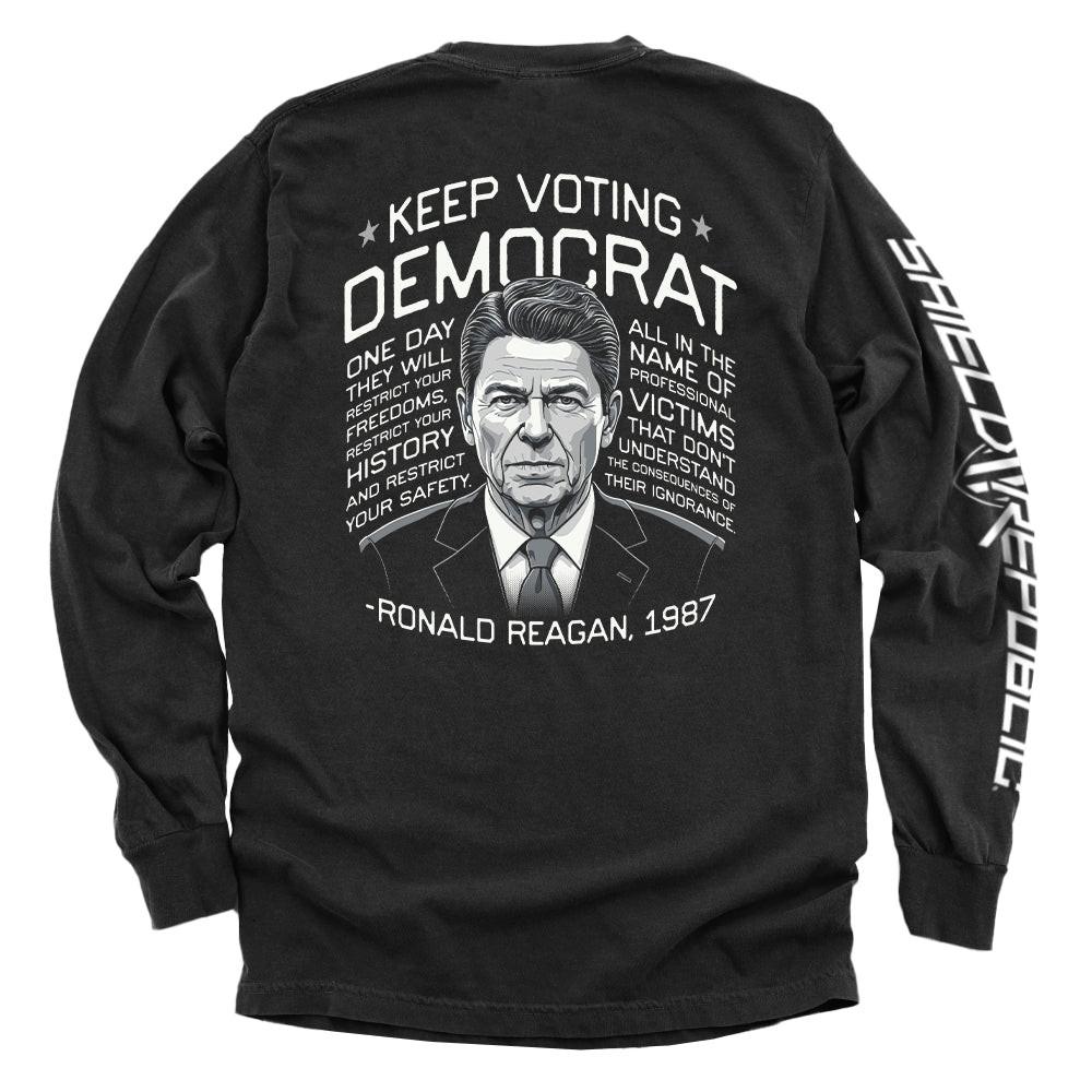 Wählt weiterhin Demokraten, Ronald Reagan
