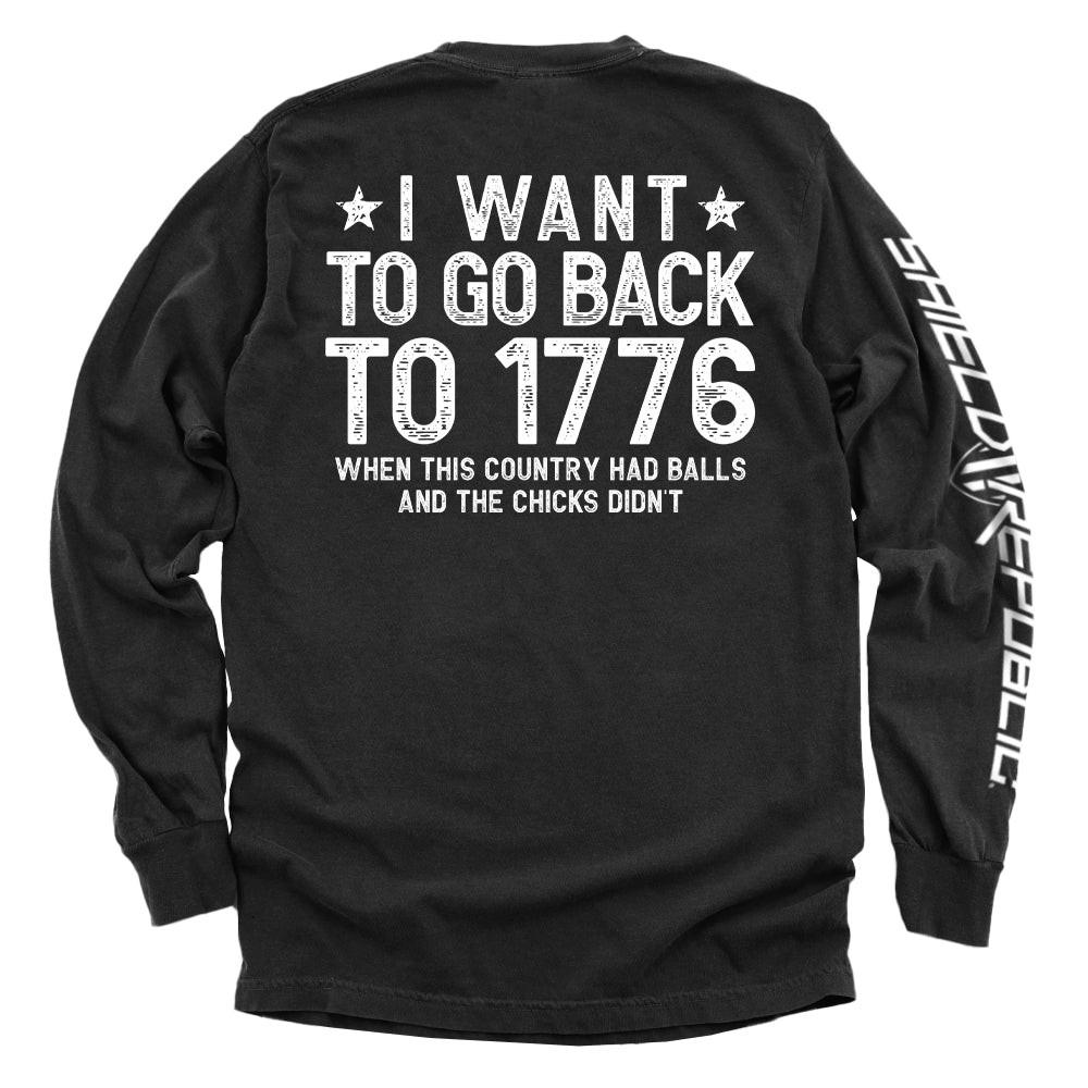 Ich möchte ins Jahr 1776 zurückreisen