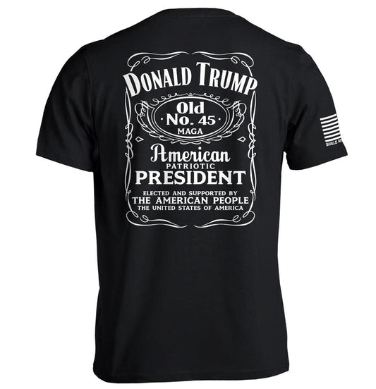 Donald Trump Old No. 45 Etikett