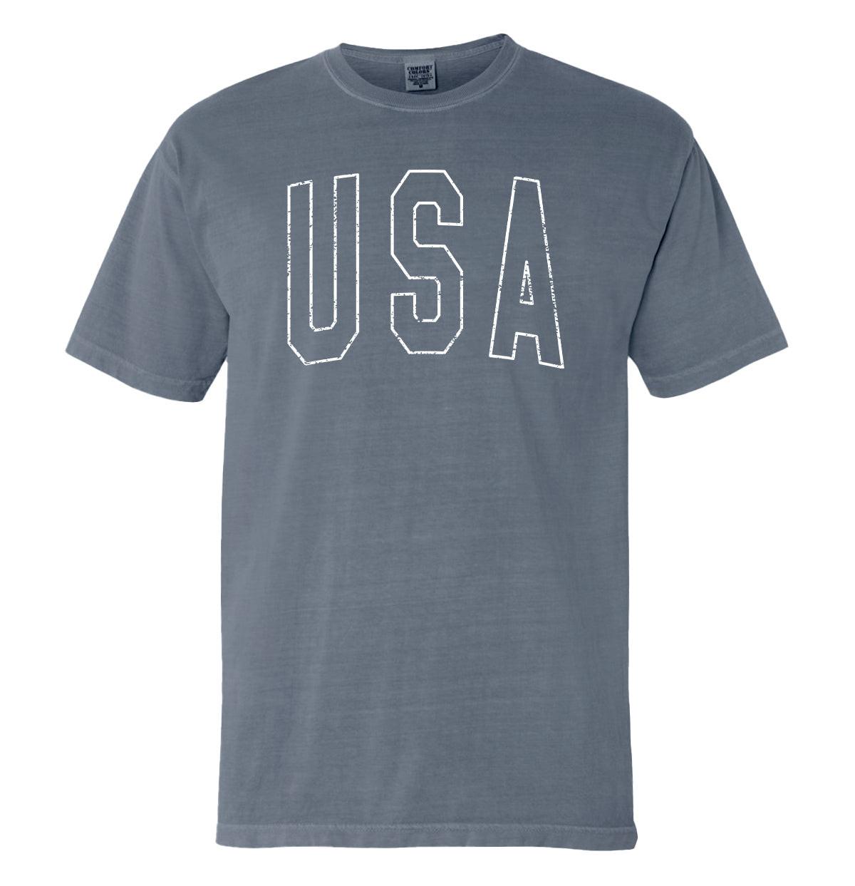 USA Collegiate Uni-Weiß (Vorderseite)