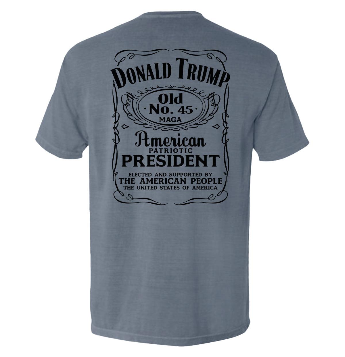 Donald Trump Old No. 45 Etikett