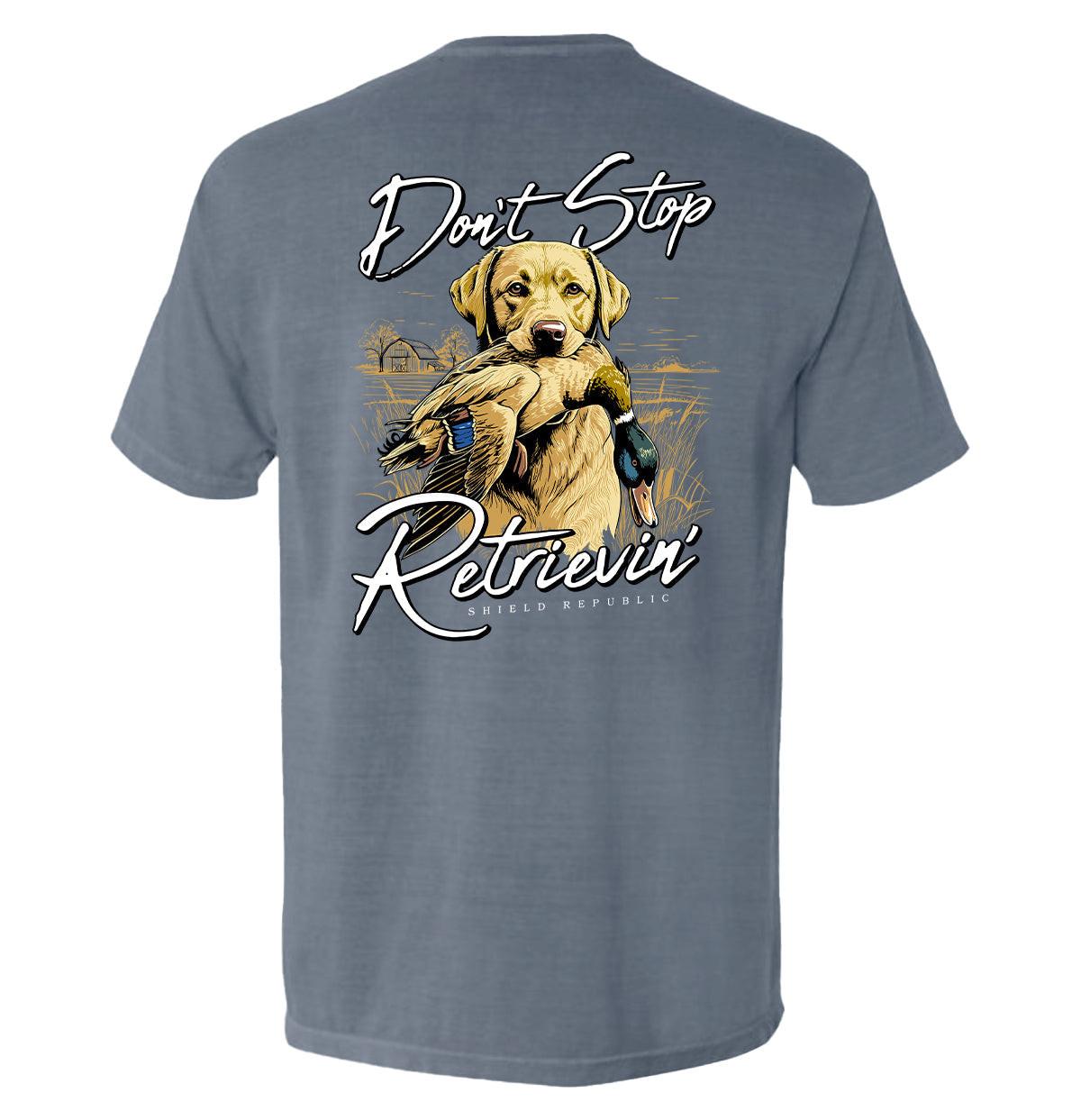 Don't Stop Retrievin Gelber Labrador