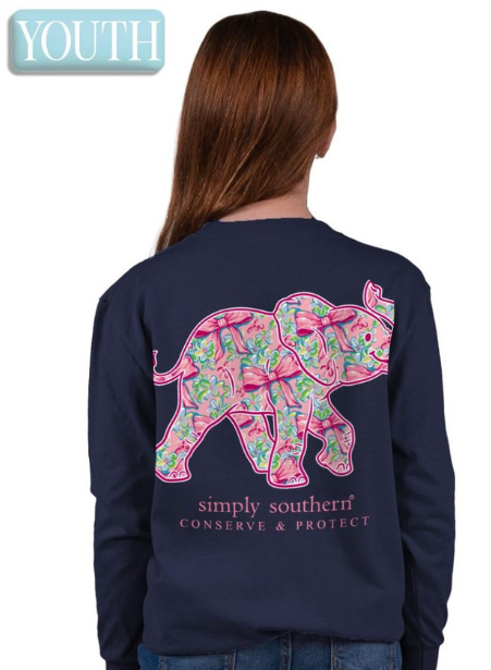Bogen Elefant – Eclipse – Langarmshirt für Jugendliche – #SIMPLYSOUTHERN