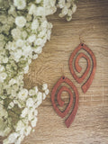 Beautiful Boho Wooden Drop Earrings
