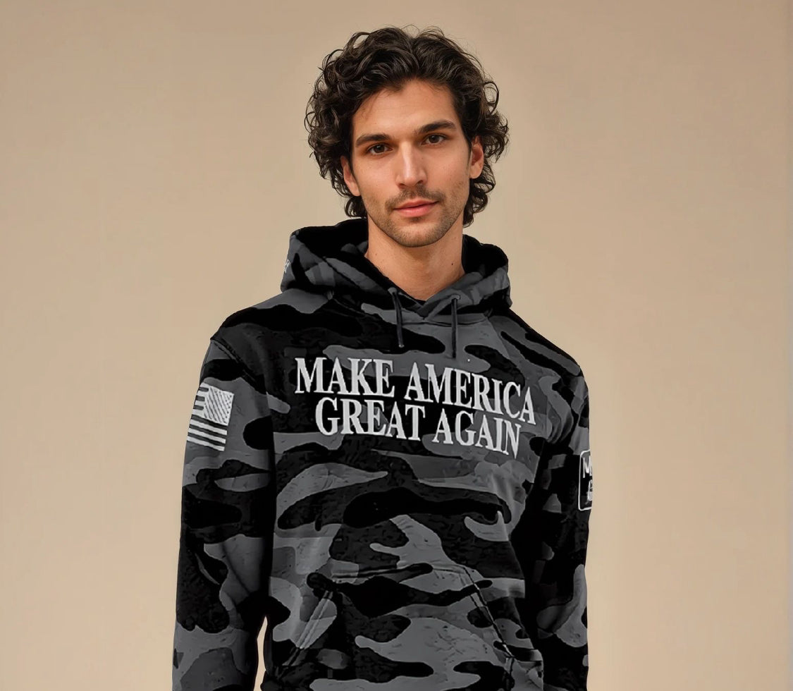 MAGA Camo Kapuzenpullover