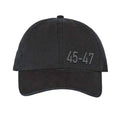 FLEX-FIT - 45-47 Schwarze Kappe