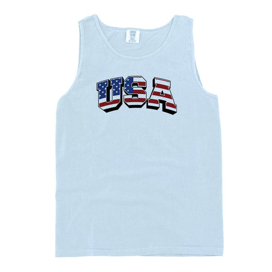 USA Flag Beschriftung (Vorderseite)