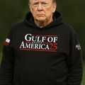 Golf von AMERIKA Schwarzer Hoodie