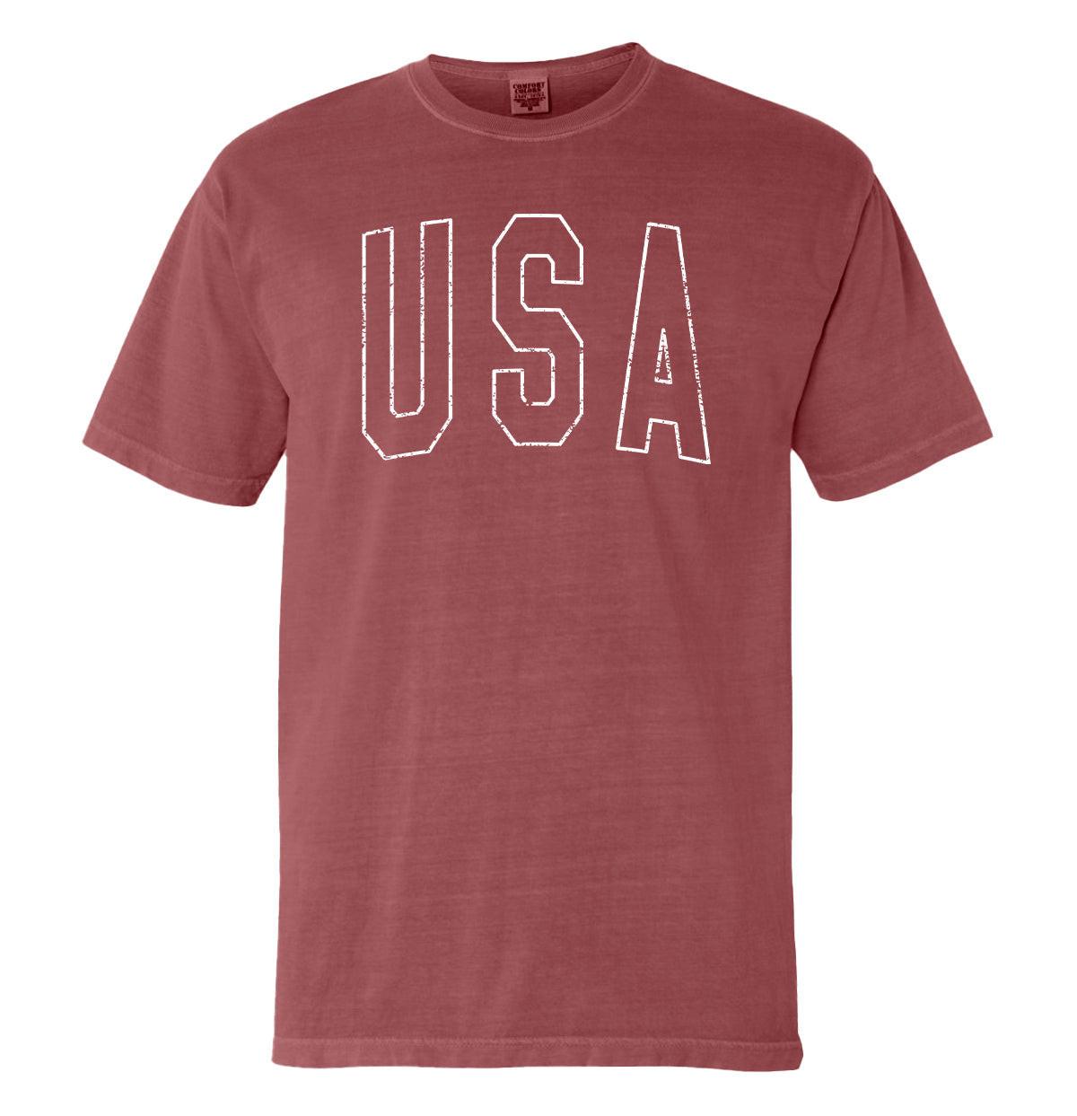 USA Collegiate Uni-Weiß (Vorderseite)