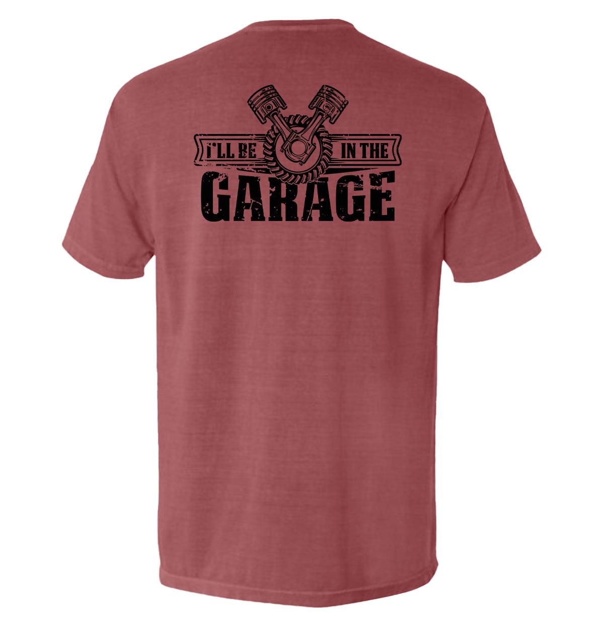 Ich bin in der Garage