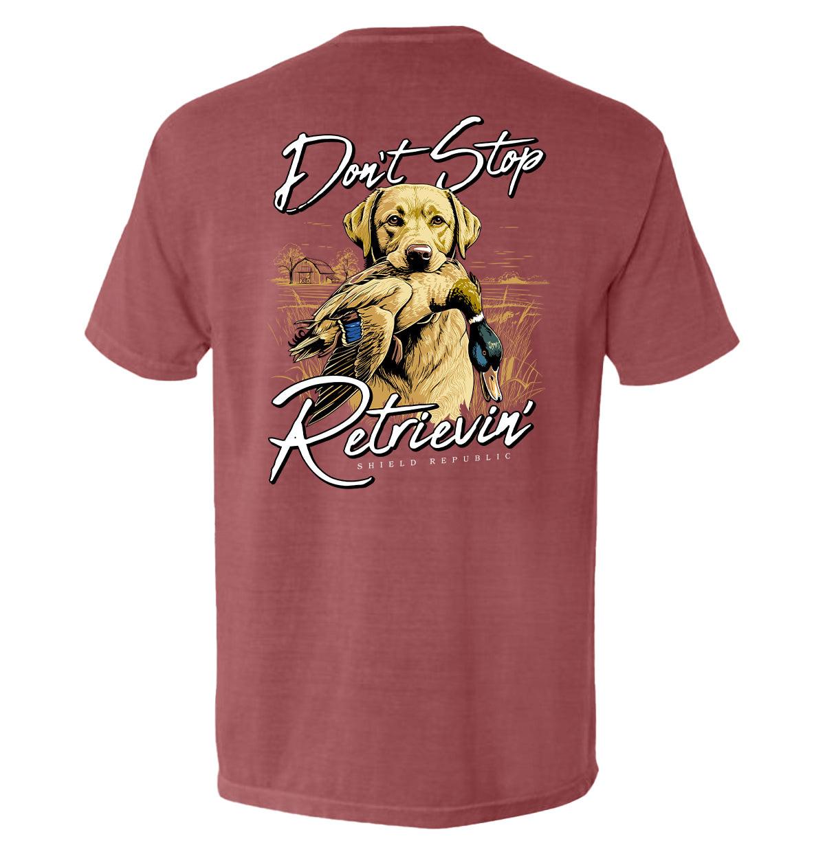 Don't Stop Retrievin Gelber Labrador