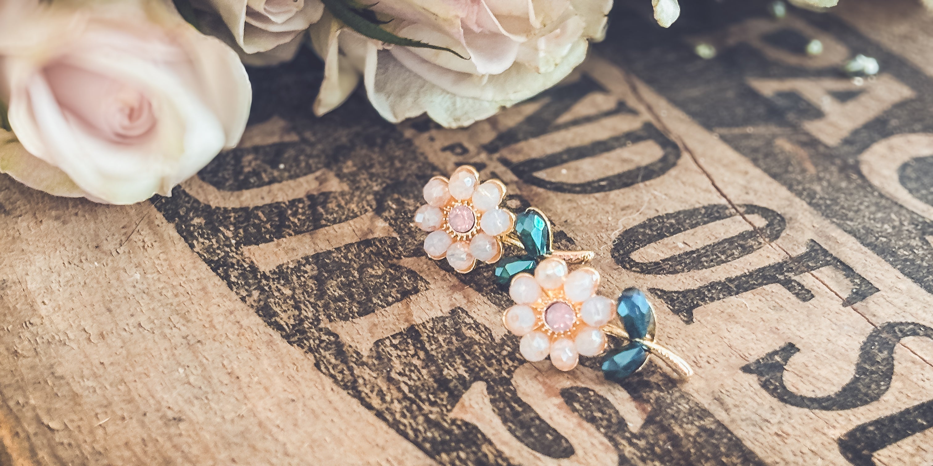 Beautiful Dainty Flower Studs