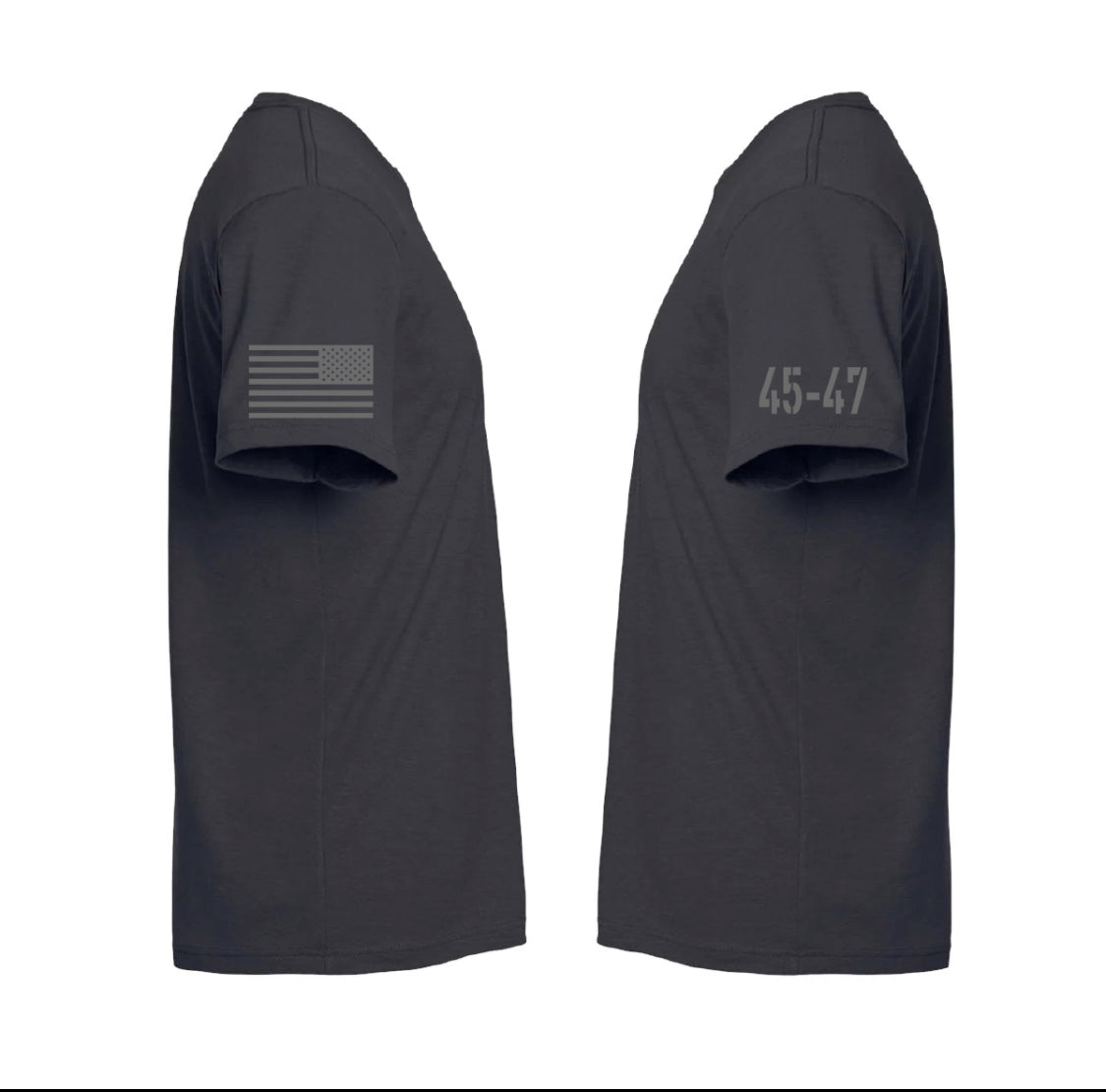 Dunkles MAGA Schwarzes T-Shirt