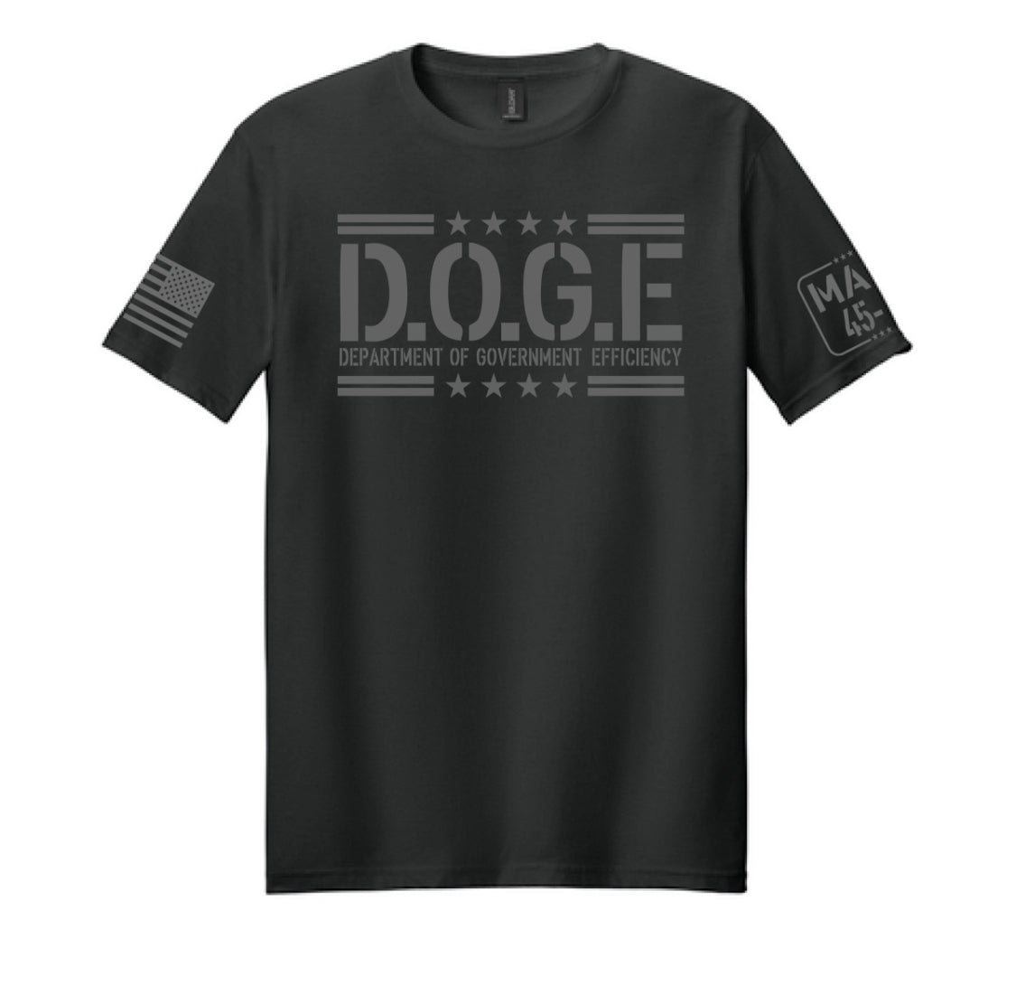 D.O.G.E Schwarzes T-Shirt