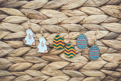 Niedliches Osterearring-Set – 3er-Set